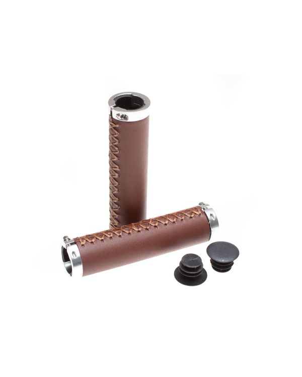 BLB Curve Lock-On Grips - Brown