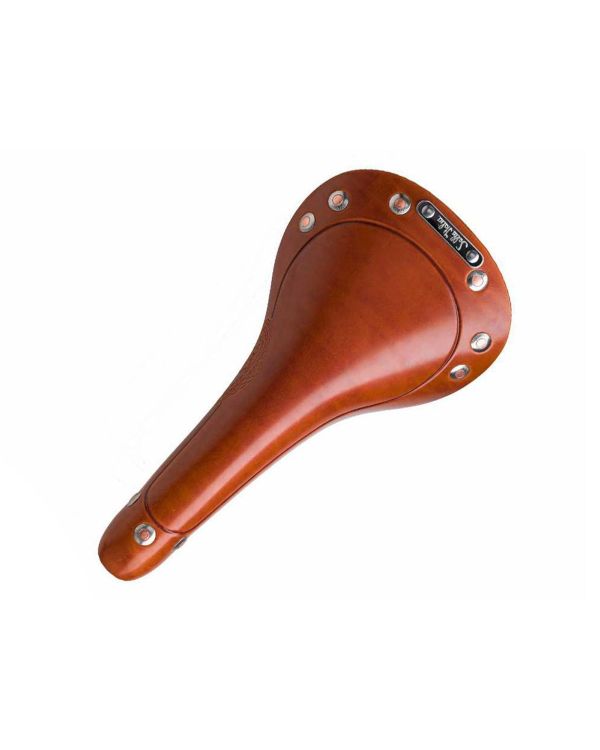 Selle Italia Storica Leather Saddle - Honey Brown