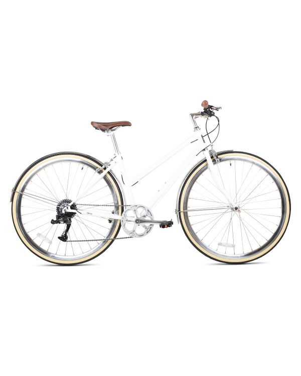 6KU Odessa 8spd City Bike - Coney White