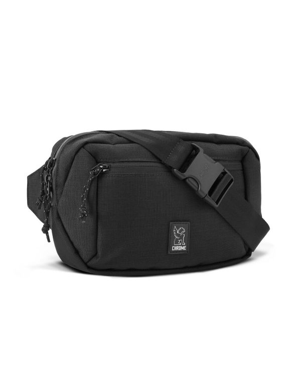 Chrome Ziptop Waistpack - Black 