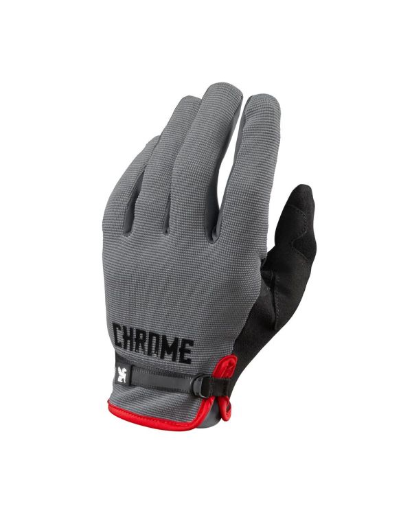 Chrome Cycling Gloves - Grey