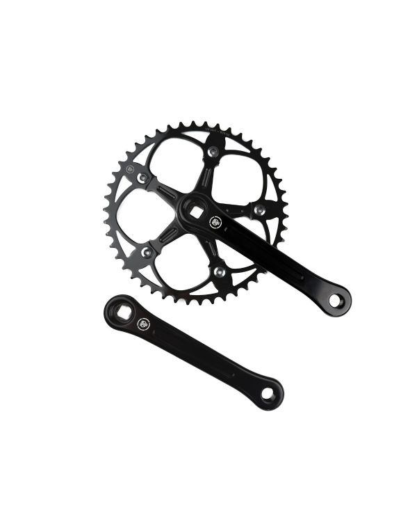 BLB Pista Vera Crankset - Polish Black