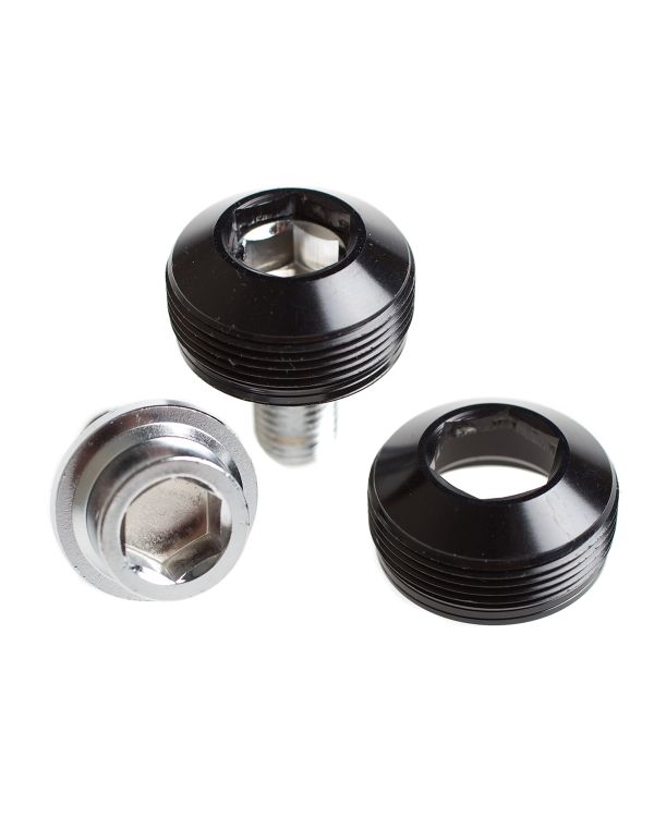 BLB Alloy Cup Crank Bolts - Black
